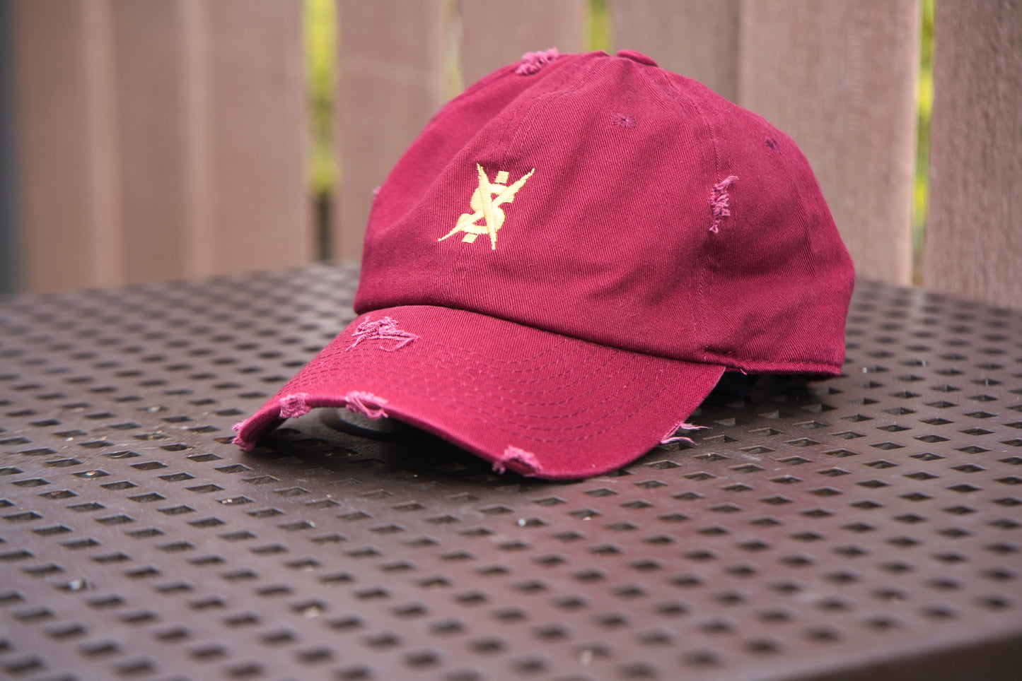 Smooth Maroon Logo Hat