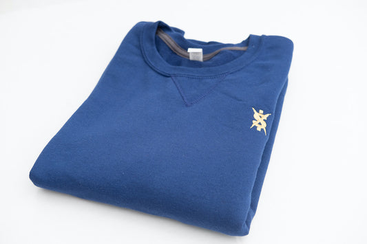 Deep Blue Crewneck Sweatshirt